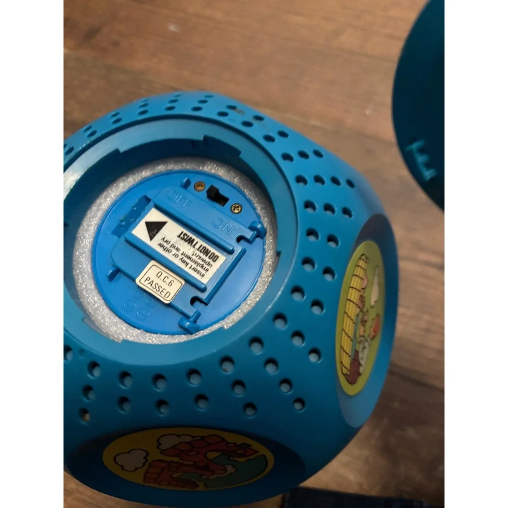 Texas Instruments Listen & Learn Nursery Rhymes Blue Electronic Toy Vintage